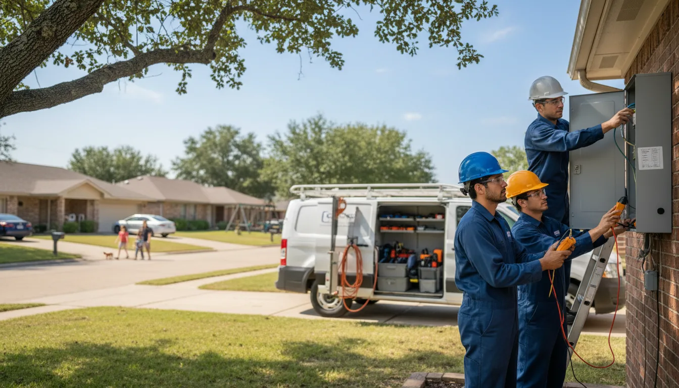 Certified electrician providing emergency electrical services in Park City, KS